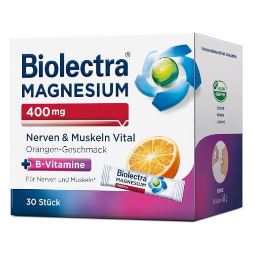 Biolectra Magnesium 400 mg Nerven & Muskeln Vital 30 stk