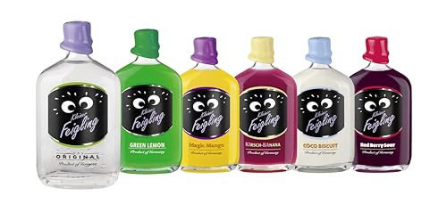 Kleiner Feigling Das Original (1 x 1000 ml) – Feinster Vodka mit fruchtigem Feigenaroma – Der kultige Party Schnaps für jede Feier – Frech, fruchtiger Shot – 20 % Vol.