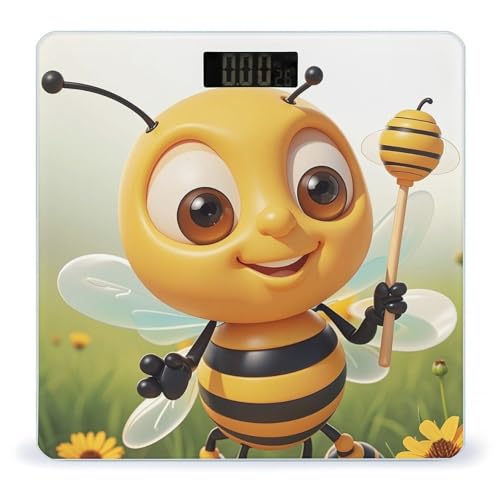 Báscula Digital de Baño Honey Bee con Plataforma Amplia