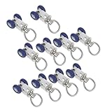 DOITOOL 10 Stück Teiliges Fenster vorhangschienen Geräuschreduzierende...