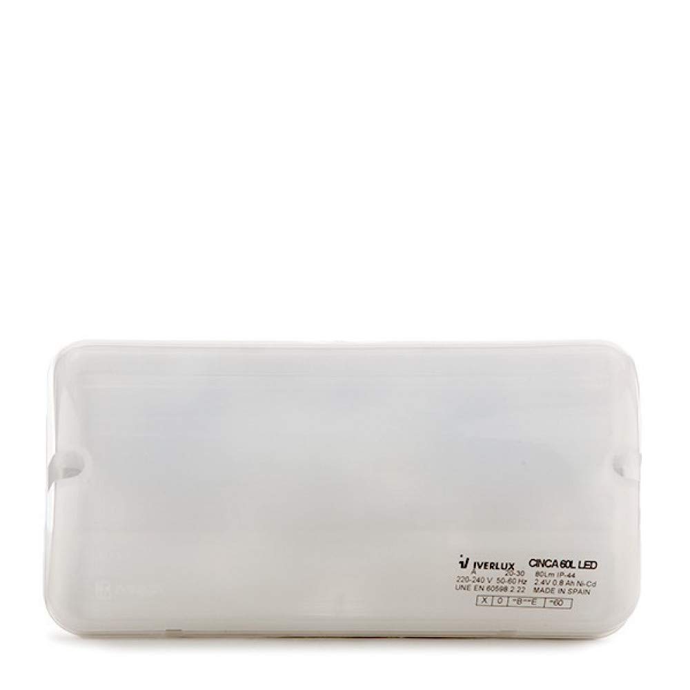 Alumbrado Emergencia LED 60Lm 1 Hora IP44 2.4V 0.8Ah | Greenice