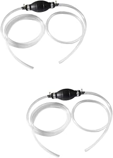 ibasenice 2 Peças Espremendo Sifão Bomba De Sifão Automática Bomba De Tubo De Combustível Automático Bomba De Sifão De Óleo Sugador Automático Bomba De Mudança De Óleo De Mangueira De