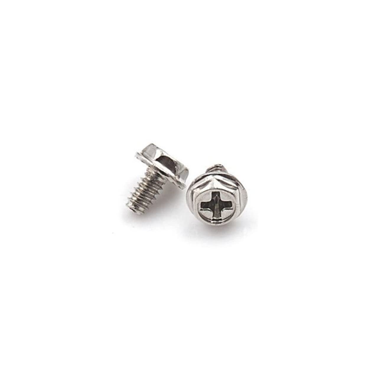 Mipcase Computer Case Screws Replacement Computer Screws Silver 32 * 6 for Fastener