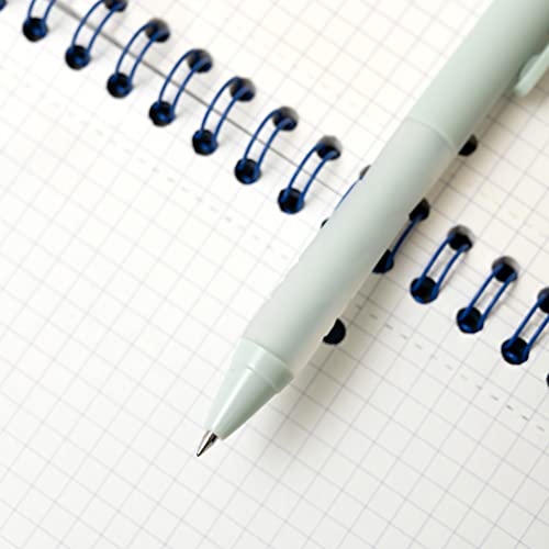 Linbsunne Ballpoint Pens Medium Point 1Mm Black Pen With Super Soft Grip Ball Point Pen For Men Women Retractable Pens (6-Pack+2 Refills) #TOP6