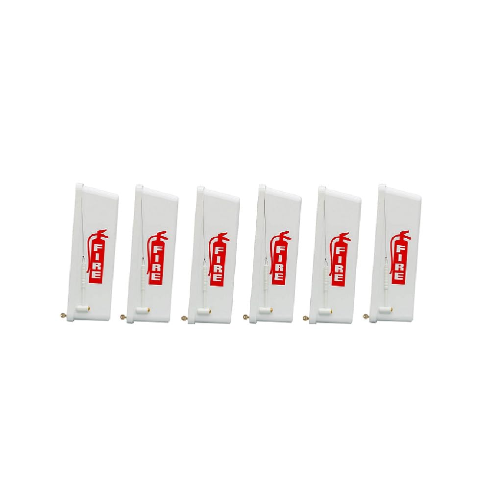 5# Fire Extinguisher Cabinets Box Indoor/Outdoor White Lot of 6