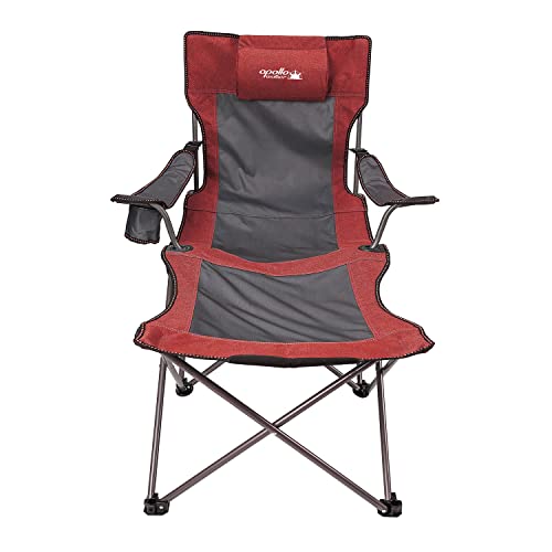 apollo walker Folding Camping Chairs Reclining Beach Chairs for Adults Portable Sun Chairs Outdoor Lounger with Carry Bag,for Fishing,Camp,Picnics - Thumbnail 6