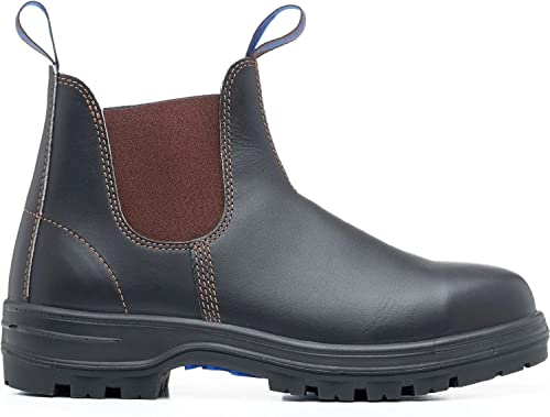 Blundstone Men's, Stout Brown, Steel Toe, Eh, Chelsea Boot (13.0 M) #TOP2