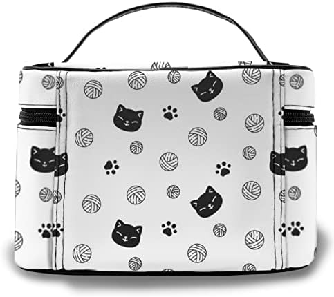Amazon.co.jp: 猫柄 ねこ柄 化粧ポーチ 化粧ケース メイクポーチ