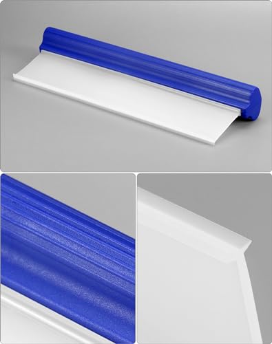 image for QWORK Car Squeegee, 2 Pack 12 inch Flexible Car Water Scraper Tool Sil