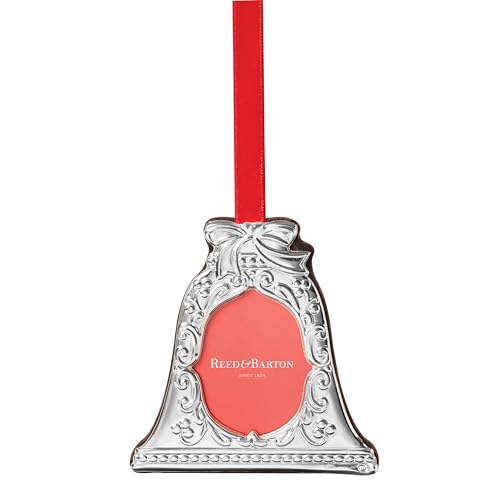 Reed & Barton Sterling Silver Christmas Ornament Collection, Bell Figural Frame Ornament