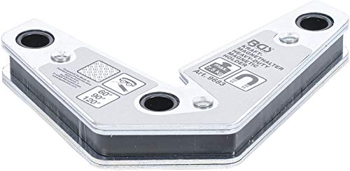 BGS 9683 | Kraft-Magnethalter | L-Form | 9 kg