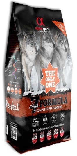 Alpha Spirit Fórmula 7 Días Pienso Comida Seca para Perros (Pack 2x12KG) SIN Stock