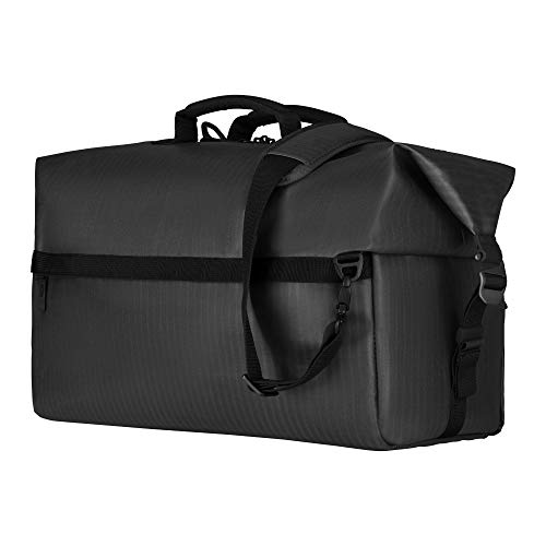 Victorinox VX Touring Carry-All Water Repellant Duffel, Black, 11.4-inch