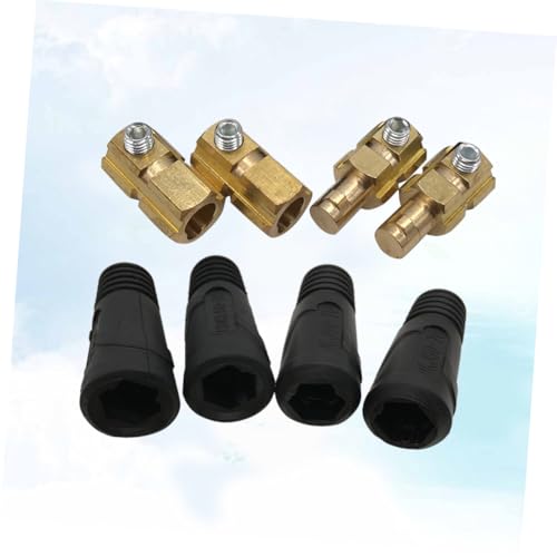 Conector rápido de soldadura enchufe hembra GALPADA compatible con bloqueo automático 4