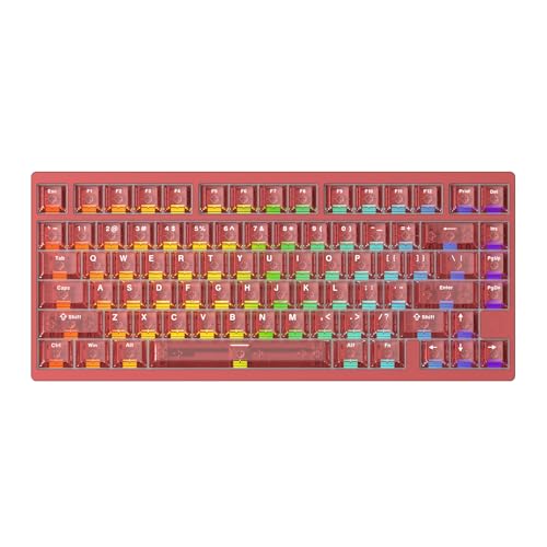 IROK MG75PRO 81�L�[ �L�����C�X�C�b�` ���J�j�J���L�[�{�[�h �z�[������ 8KHZ/ARGB/CNC �A���~�j�E�� �K�X�P�b�g�\�� �Q�[�~���O�L�[�{�[�h (���b�h)
