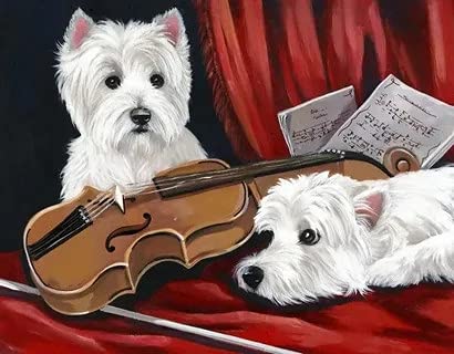 Diamond Painting West Highland White Mountain Terrier Kits For