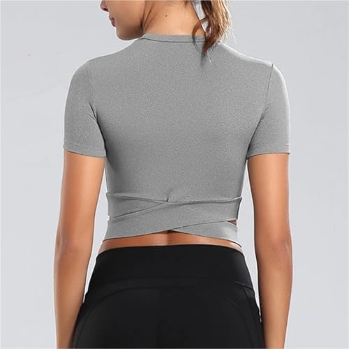 Top de pilates TRRYUIP con tejido seamless elástico para un entrenamiento de alta flexibilidad 4