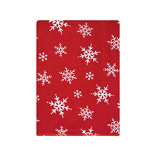 Image of Hudson Baby Unisex Baby Cotton Flannel Burp Cloths Bundle, White Tartan, One Size