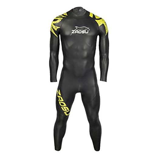 ZAOSU Herren Neoprenanzug Z-Training | Openwater Wetsuit für Einsteiger und Profis im Freiwasser-Schwimmen und Triathlon, Farbe:grün, Größe:ML