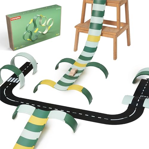 waytoplay Arches - Builder Set 54 Pieces from Toys 100% Recycled Modular Building Toy - Made in Europe Creative Open-Ended Play for Kids 3+