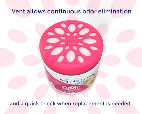 Bright Air 14 oz. Super Odor Eliminator, For Medium-Size Spaces, Tropical Paradise & Pineapple Scent, Case of 6, Air Freshener, Natural Essential Oils, Lasts Up to 90 Days Each