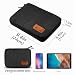 JamBer Universal Travel Kabel Organizer Tasche Reise Kabeltasche Organizer Zur Aufbewahrung von USB Kabel, Powerbank, SD Karte, USB Stick Kabeltasche mit 5 x Kabelbinder (Schwarz)
