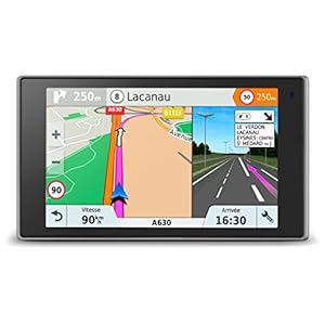 Garmin DriveLuxe 51 Full EU LMT-S – Navegador GPS con mapas de por Vida y tráfico vía móvil (Pantalla de 5″, Mapa Europa Completo)