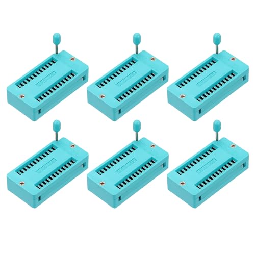 Douille universelle ZIF 24 broches 2.54 mm MECCANIXITY pour puce et platine - Lot de 6