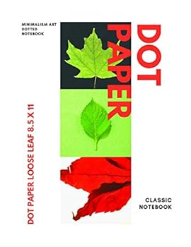 Paperback Dot paper loose leaf 8.5 x 11: Minimalism art dotted notebook Book