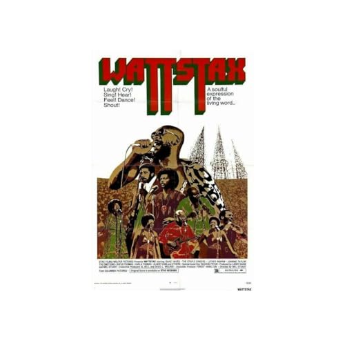 Rectify the Race Wattstax Movie 1973 Wall Art Print Movie Night Room Decor 24x36 Poster
