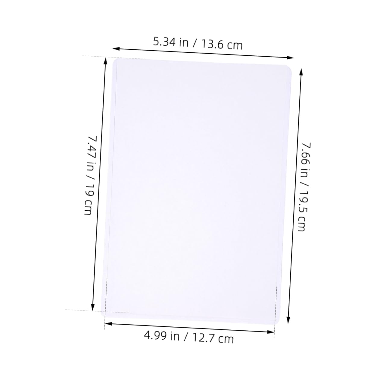NUOBESTY 50stücke Transparente Kartenhüllen aus Durchsichtige Fotohüllen Stabile Schutzhüllen für Postkarten Einfach zu Verwenden und Aufzubewahren