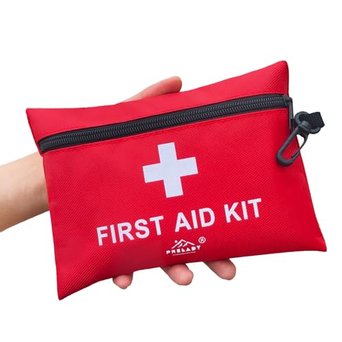 152 Piece Small First Aid Kit, Travel Size First Aid Kit TSA Approved, International Travel Essentials, Hiking Med Kit for Backpack