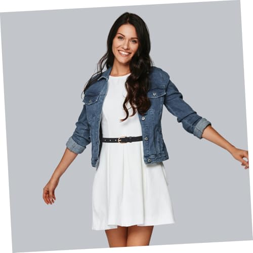 LIFKOME Ladies Elegant Jeans Belt Decorative Waist Belt Buckle for Women Versatile Fashion Accessory for Casual Wear and Everyday Outfits Sleek Design4