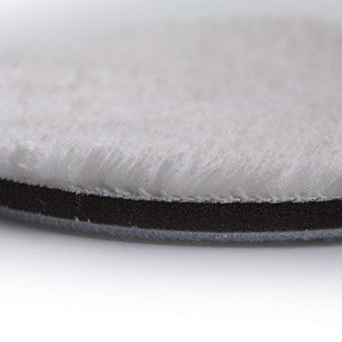 SGCB Ultra Fine DA 5” Microfiber Finishing Disc Pad, Soft Microfiber Wax Removal Pad Hook and Loop Microfiber Polishing Buffing Pad Fit DA Polisher Pneumatic Waxer for Car Paint Waxing Finishing - Image 8