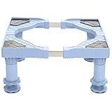 ❤ Funktion: Dieses Produkt hält das Gerät in einem bestimmten Abstand vom Boden und schützt so die Waschmaschine vor Korrosion und Rost. Es ist für verschiedene Waschmaschinen, Kühlschränke, Trockner usw. geeignet.