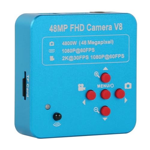 �������L�b�g 48MP 2K USB �H�Ɨp�������J���� 1080P C �}�E���g�f�W�^���J�����r�f�I Microscopio �����������Y�A�_�v�^�[ (Color : Camera)