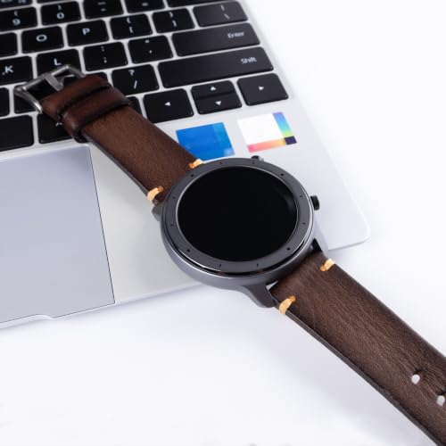 Image of Retro Handmade Watch Band, Quick Release Vintage Leather Watch Strap Replacement,Choice of Width-18mm 20mm 22mm 24mm or 26mm