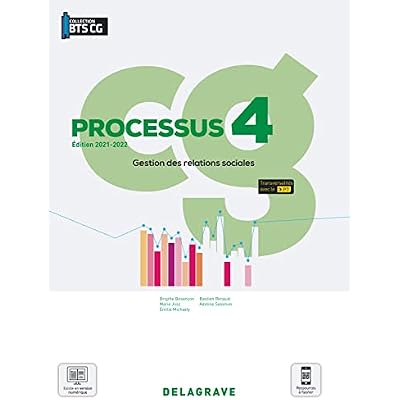 Processus 4 - Gestion des relations sociales BTS Comptabilit&eacute; Gestion (CG) (2021) - Pochette &eacute;l&egrave;ve