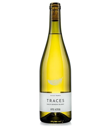 TRACES Sauvignon Blanc - Multi Award-Winning & Naturally Lighter - Sugar Free Wine, Lower Calorie, Vegan - 1 x 750ml Bottle