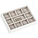 Produktbild STACKERS Schmuckbox mit 11 Fächern, weiß, 18 x 12,5 x 3,5 cm