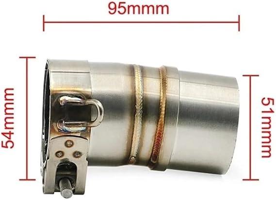 Exhaust Muffler Muffler Exhaust Muffler For Yam&aha R6 YZF R6 2006-2019 Intermediate Y Tube Link Motorcycle Exhaust Muffler Eliminator