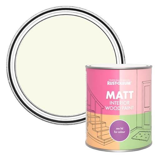 Rust-Oleum Green Interior Wood Paint in Matt Finish - Apple Blossom 750ml