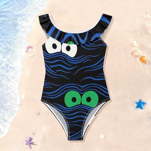 Traje de baño de secado rápido Mistery Eyes piscina y playa niña 3