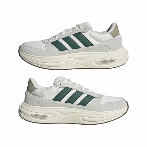 adidas Herren Cloudfoam Cuxxion Shoes, Off White/Collegiate Green/Orbit Grey, 41 1/3 EU – Ansicht 6