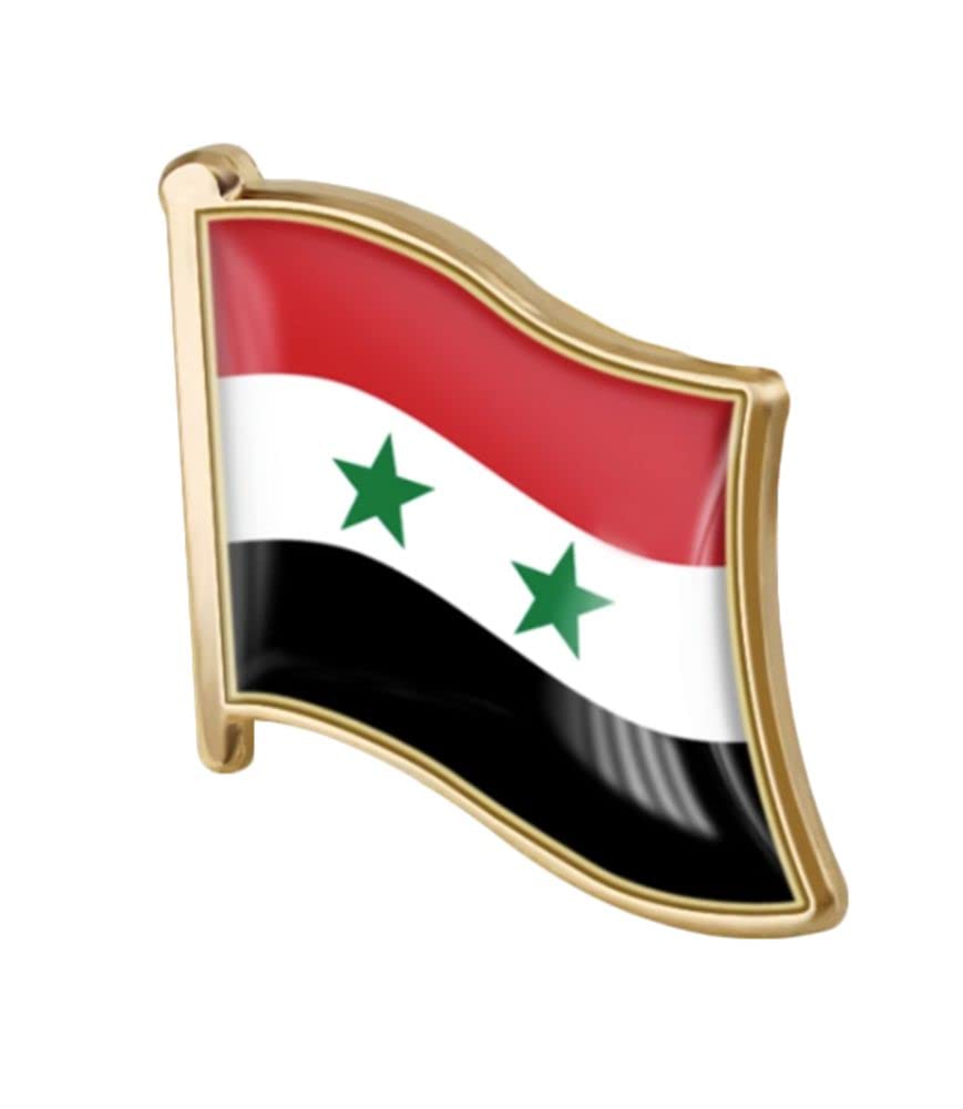 vmcoatdu Country Flag Pin Badge International Travel Brooch Metal Alloy Souvenir Pin for Hat Clothes Backpack