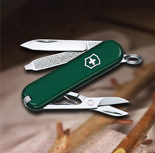 Canivete Victorinox Classic SD, Verde, 7 funções