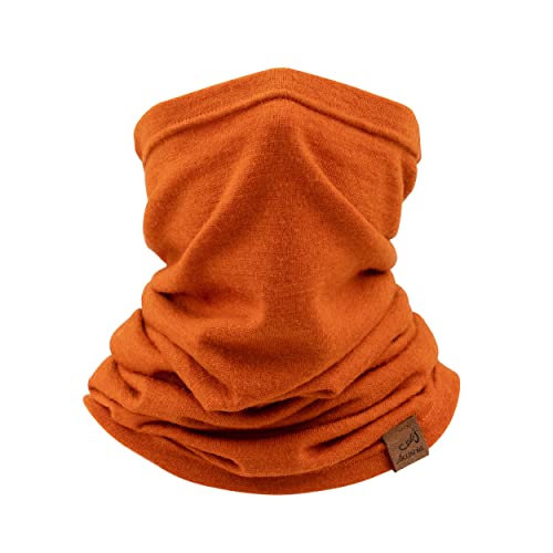 ACUSHLA 100% Merino Wool Neck Gaiter for Men & Women Ski Face Mask Winter Scarf Neck Warmer All...