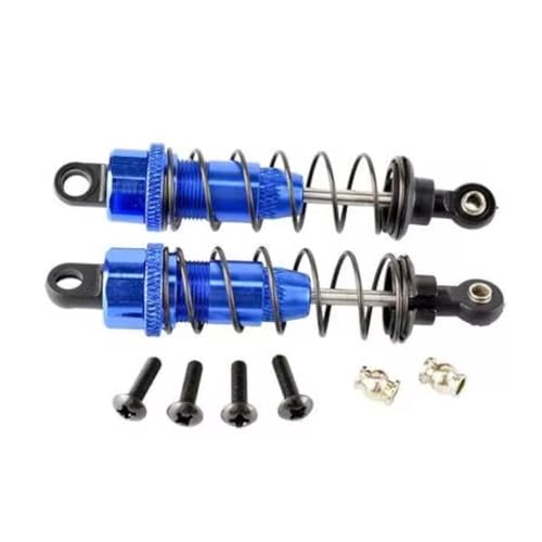 RC_p[VbNAu\[o[ For HPI For HSP For Tamiya CC01 1/10 2Pcs A~ICVbN 85mm RCgbNԗp[c ANZT[ AbvO[h p(Blue)