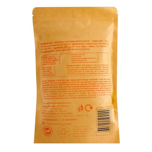BanyanTree Foods Makhani Schwarz Urad Dal Linsenbohnen (Black Urad Dal) 500g