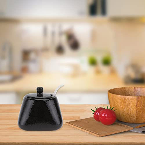 UPKOCH Recipientes De Cerâmica Tigela De Sal Recipiente De Tempero De Cozinha Pote De Condimento De